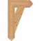 Ekena Millwork Traditional Arts & Crafts Smooth Bracket, Western Red Cedar, 5 1/2"W x 20"D x 32"H BKT06X20X32TRA03SWR - alternate 4